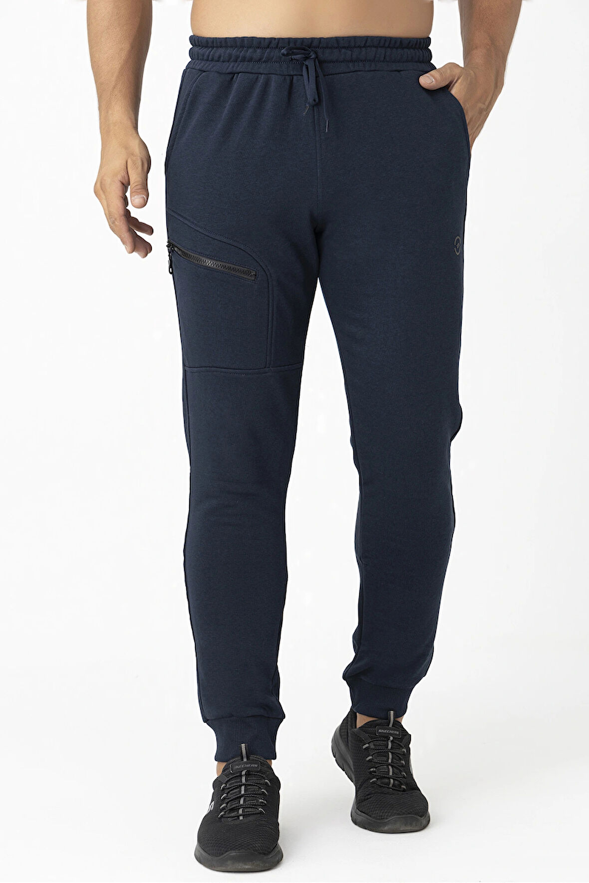 Crozwise Üç İplik Alt Eşofman Lacivert 2248