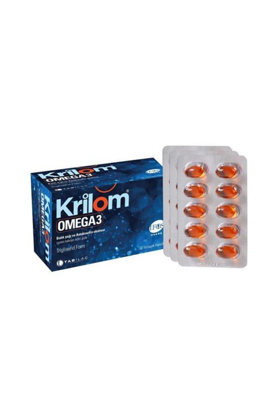 Tab İlaç Krilom Omega 3 50 Yumuşak Kapsül TYC00181036409