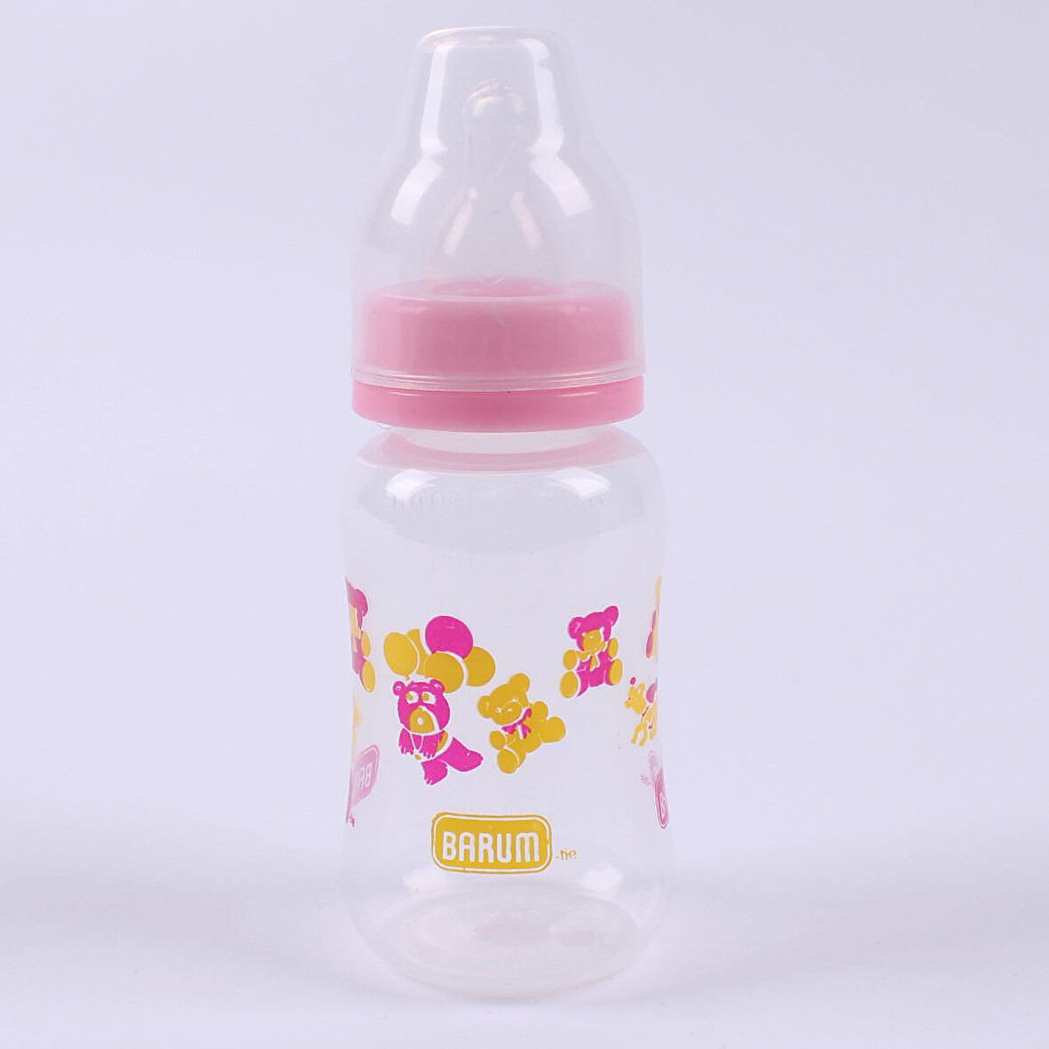 Barum Pembe Ayıcıklı Desenli Biberon 150 ml