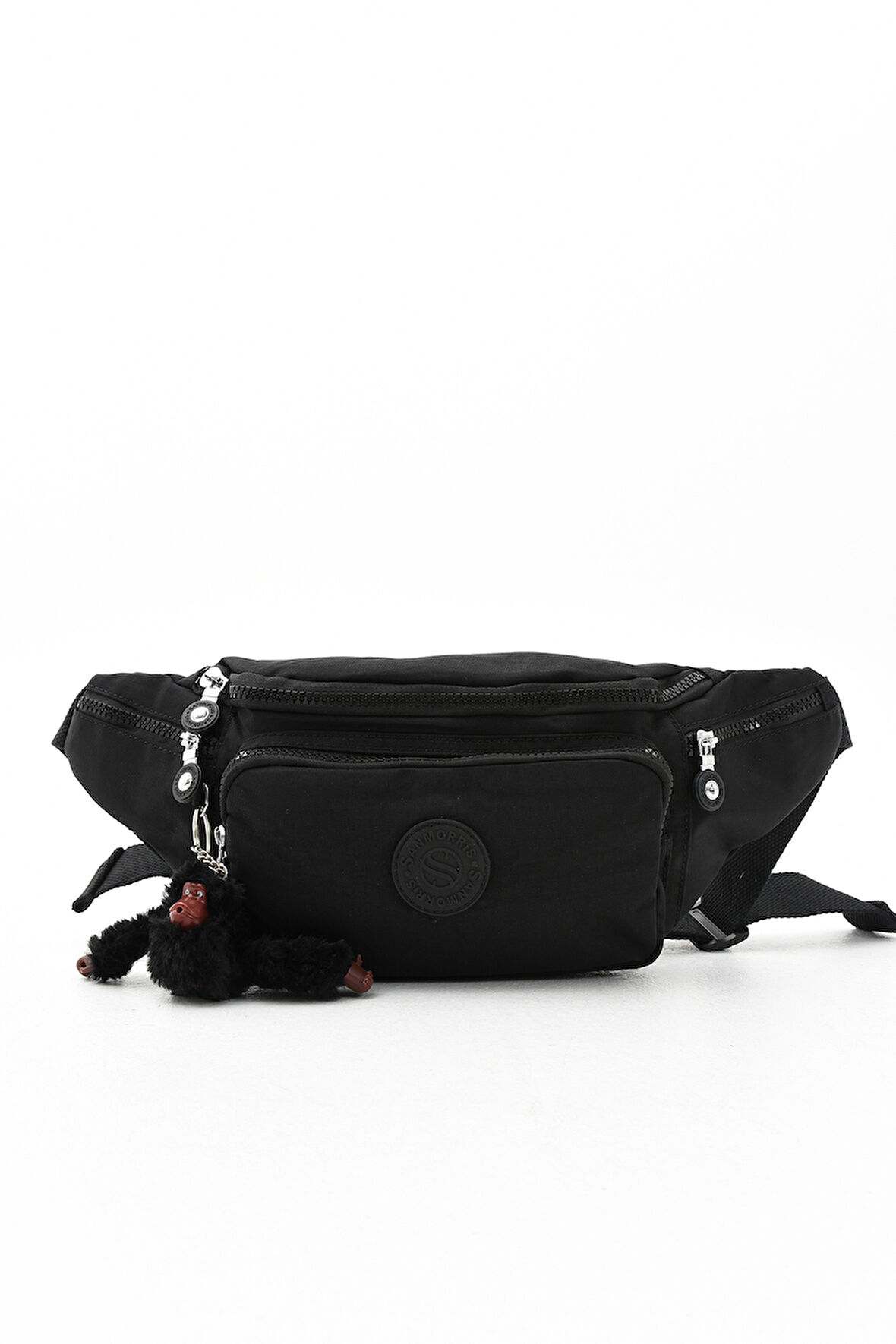 Çok Cepli Bel Çantası Günlük HV3043 Siyah