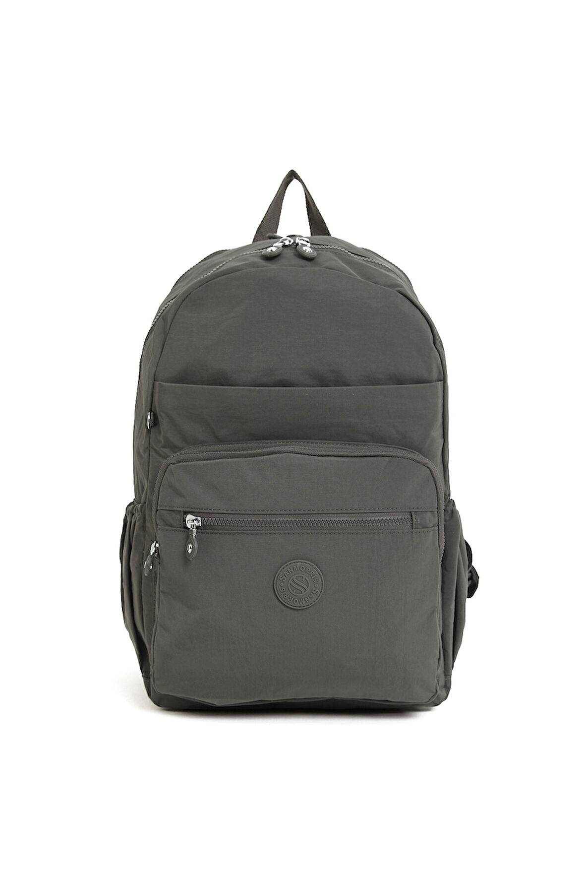 Çok Cepli Kadın Sırt Çantası Büyük Boy Okul ve Günlük HV3062 Koyu Gri