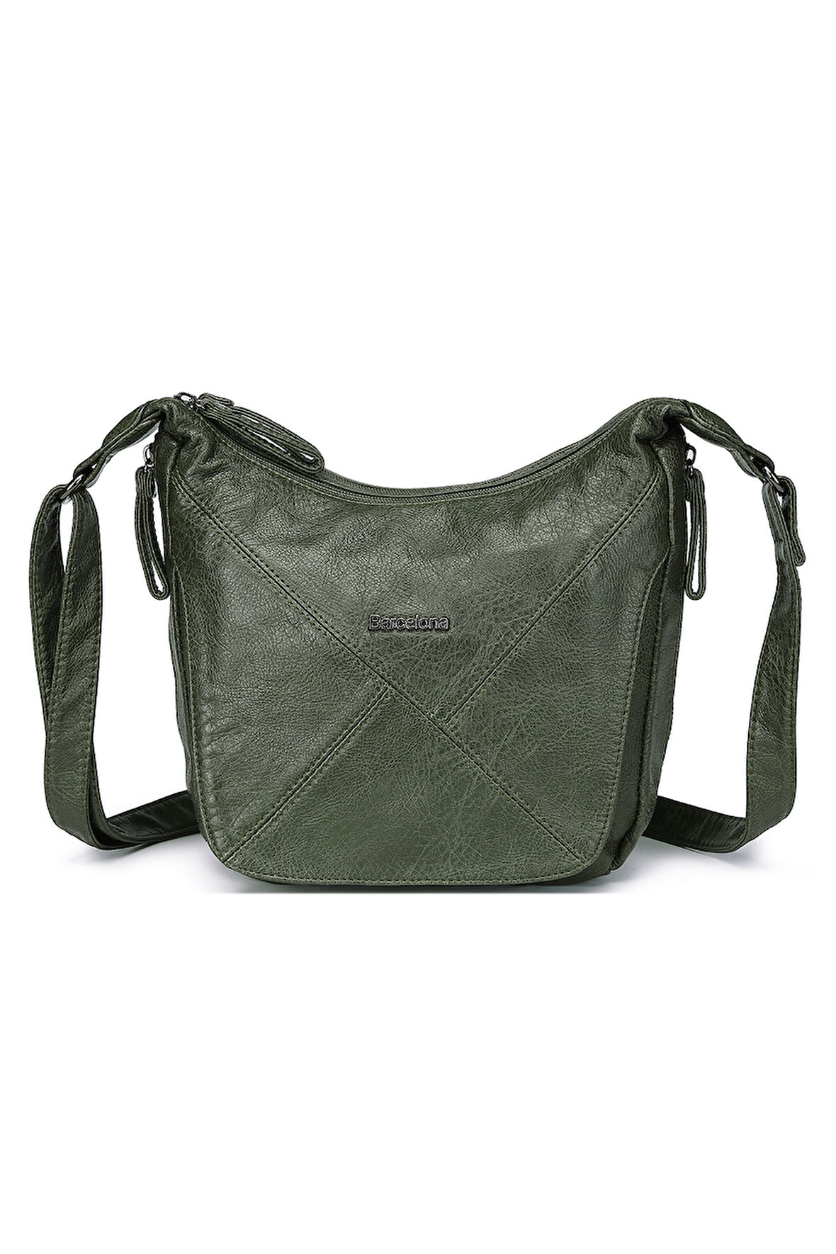 Barcelona Günlük Çapraz Askılı Kadın Postacı Çantası 1896 Yeşil
