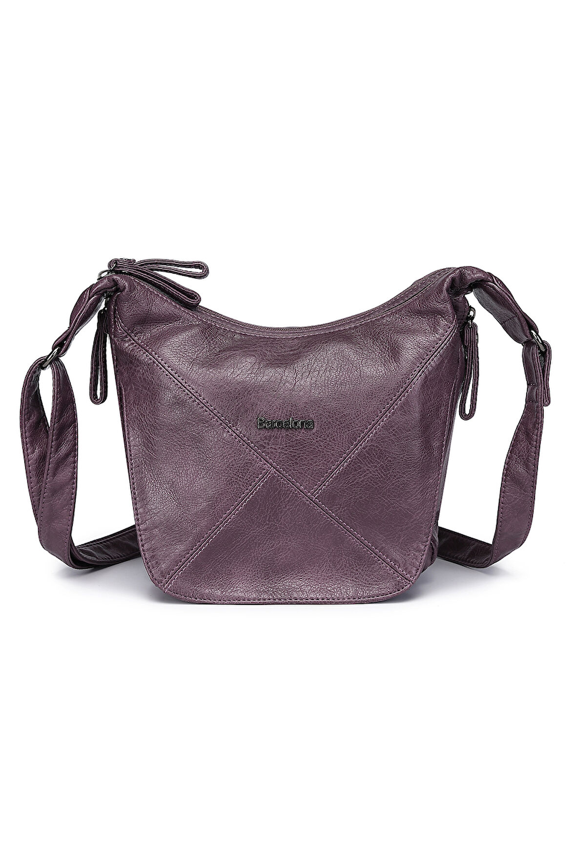 Barcelona Günlük Çapraz Askılı Kadın Postacı Çantası 1896 Mürdüm