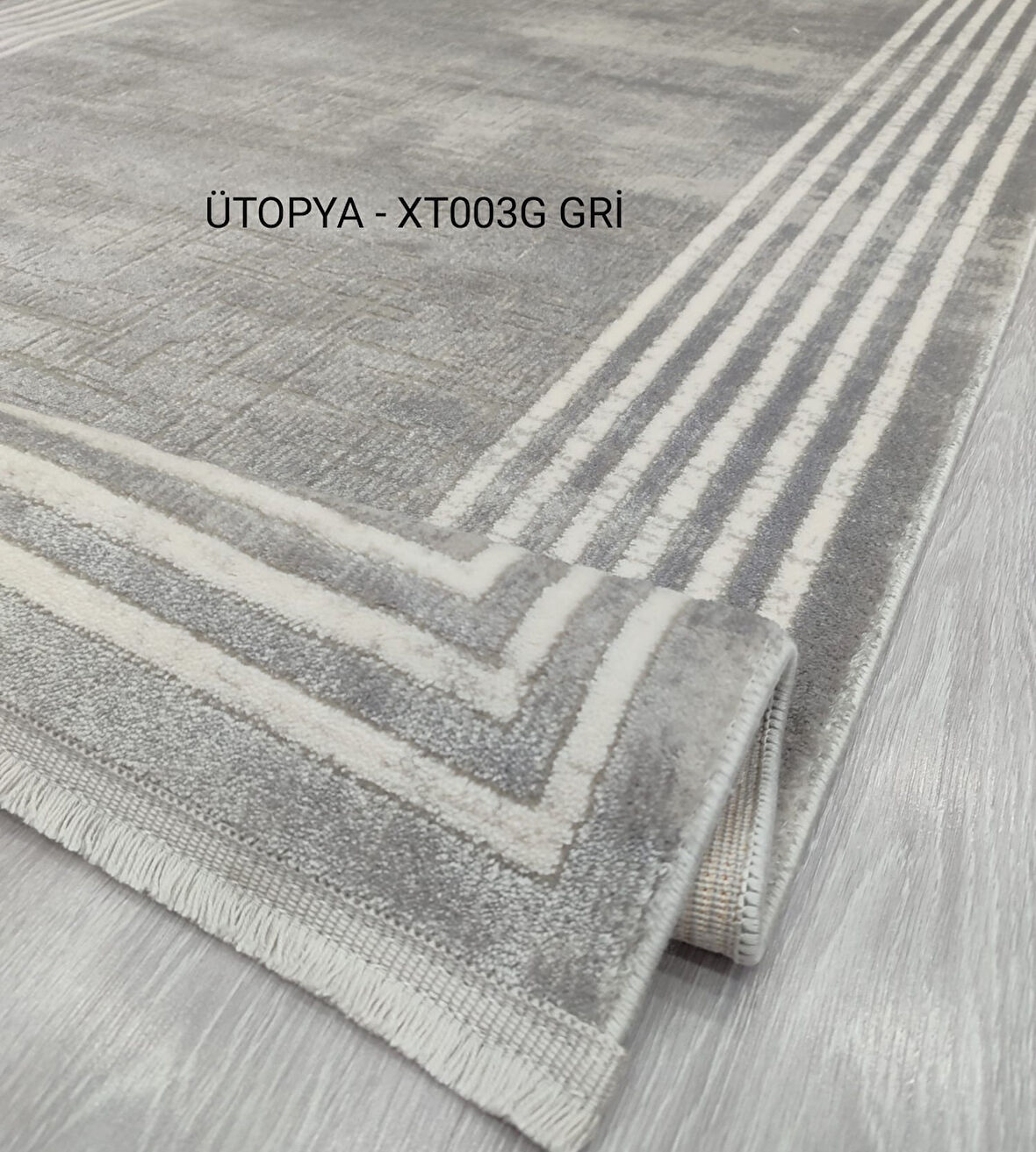 Decoser Ütopya Koleksiyonu Dokuma Halı DH003G Gri
