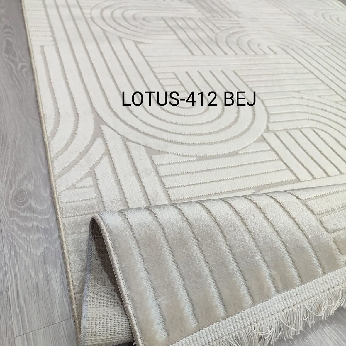 Decoser Lotus Koleksiyonu Dokuma Halı DH412 Bej