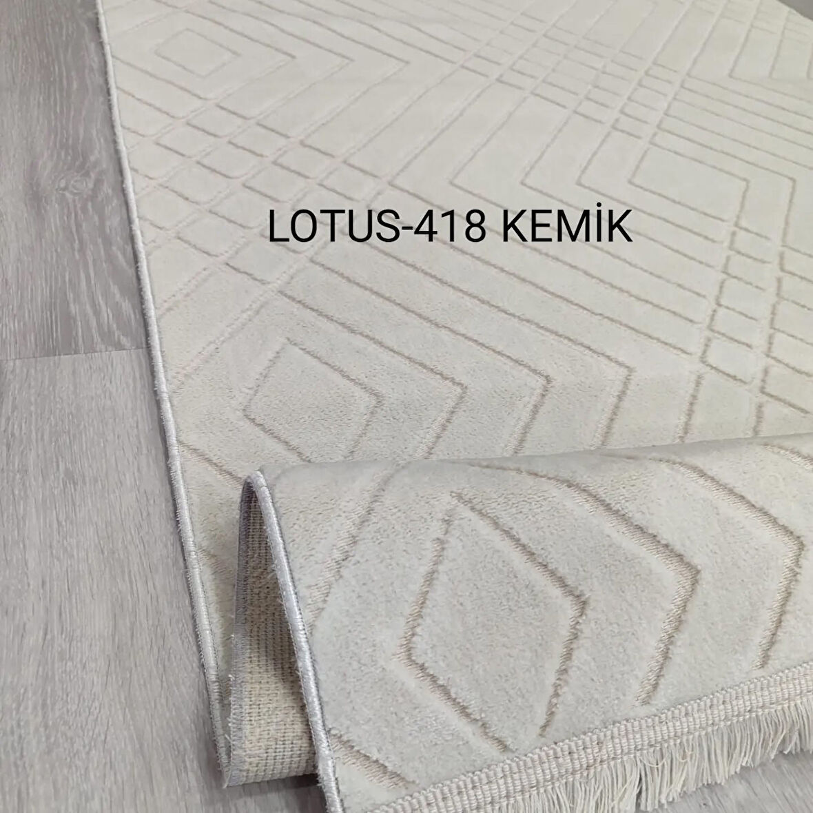 Decoser Lotus Koleksiyonu Dokuma Halı DH418 Kemik