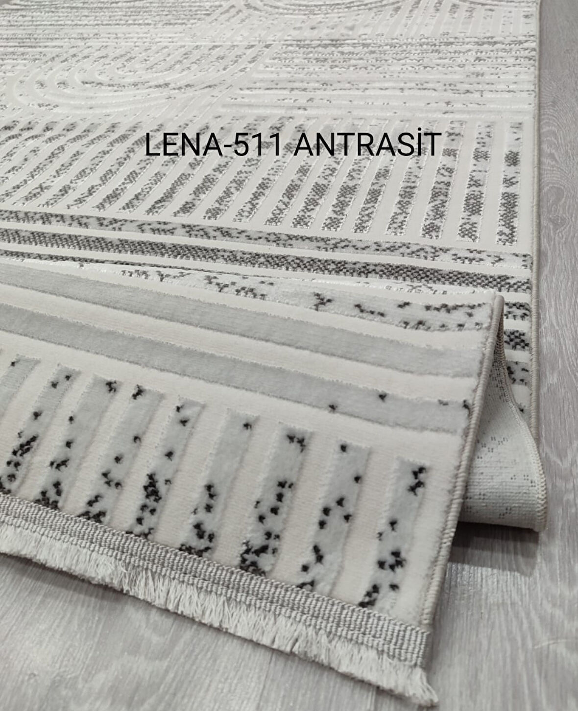 Decoser Lena Koleksiyonu Dokuma Halı DH511 Antrasit