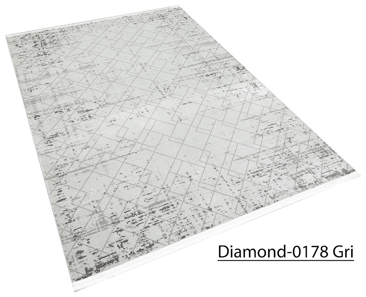 Decoser Diamond Koleksiyonu Dokuma Halı DH0178 Gri