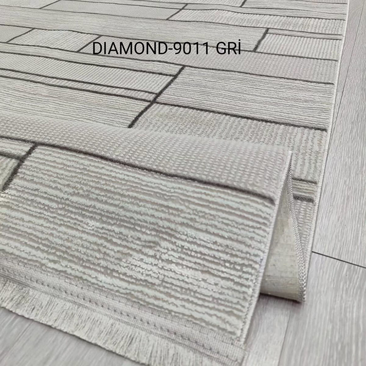 Decoser Diamond Koleksiyonu Dokuma Halı DH9011 Gri