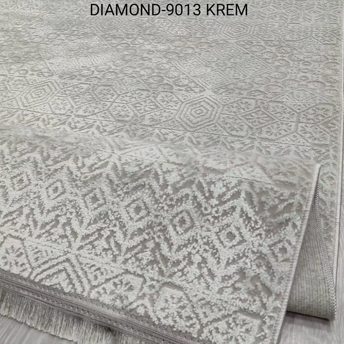 Dekoser Diamond Koleksiyonu Dokuma Halı DH9013 Krem