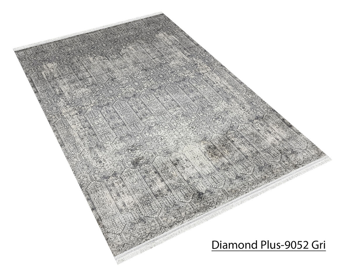 Decoser Diamond Plus Koleksiyonu Dokuma Halı DH9052 Gri