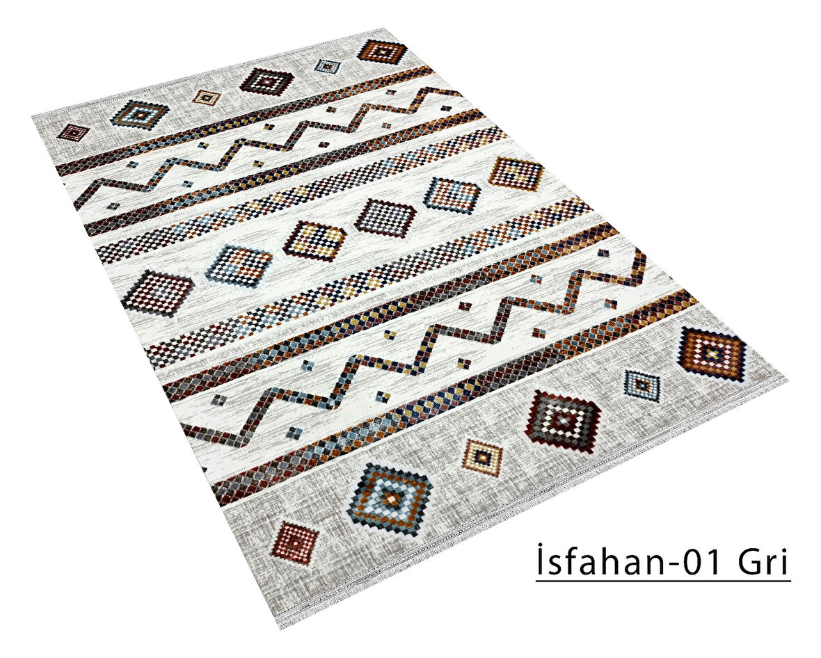 Decoser İsfahan Koleksiyonu Dokuma Halı IS0001 Gri