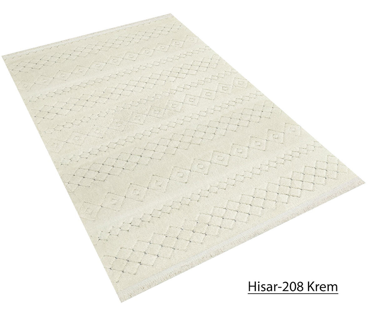Decoser Hisar Koleksiyonu Dokuma Halı DH208 Krem