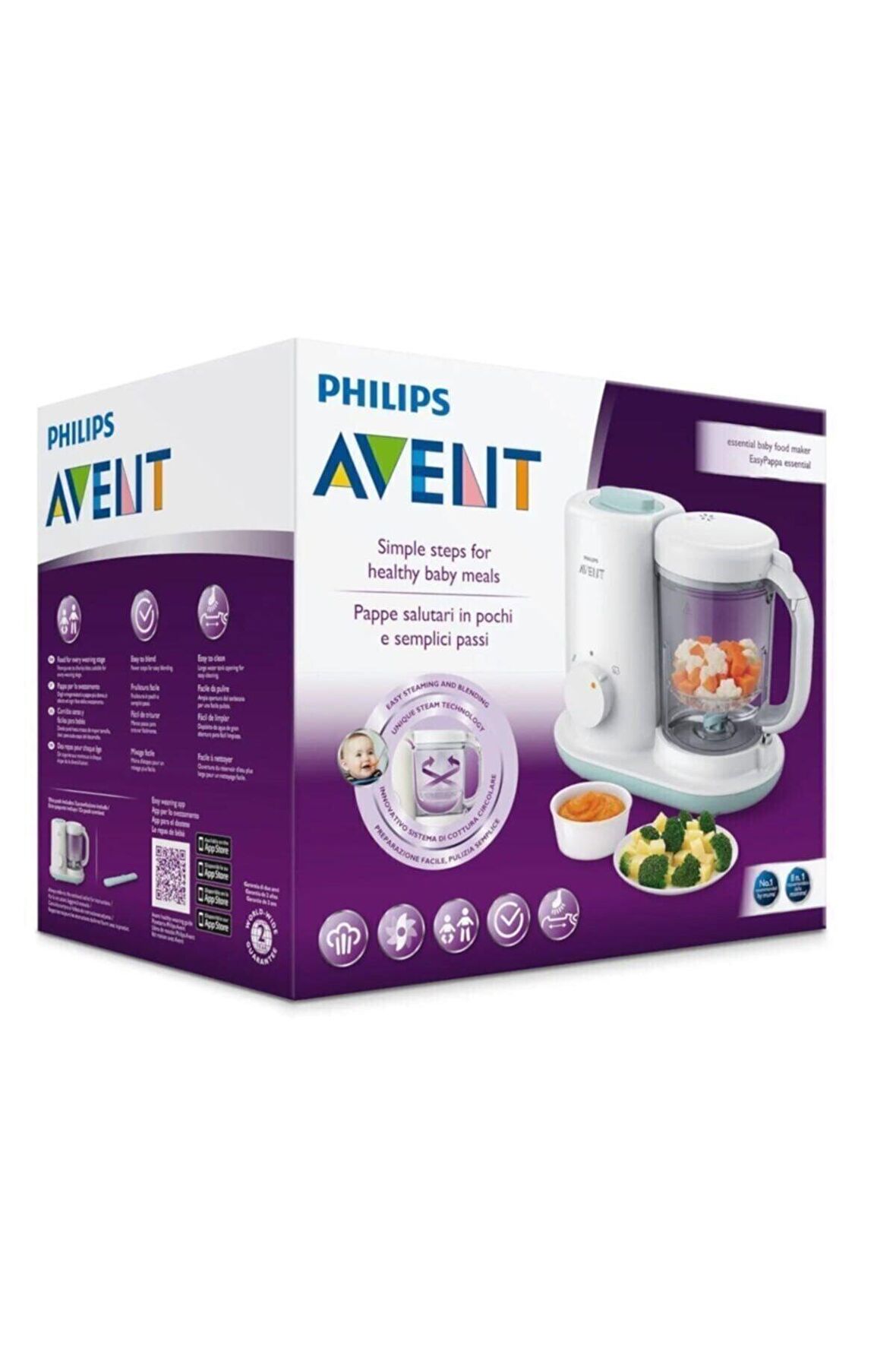 Scf862/02 2'si 1 Arada Buharlı Pişirici Blender - 1 Adet