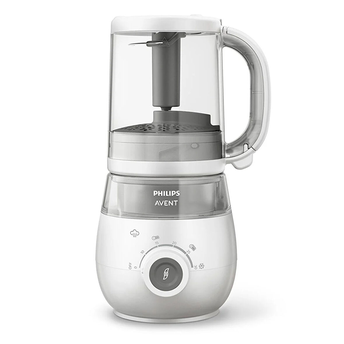 Philips Avent 4'ü 1 Arada Buharlı Pişirici, SCF883/01
