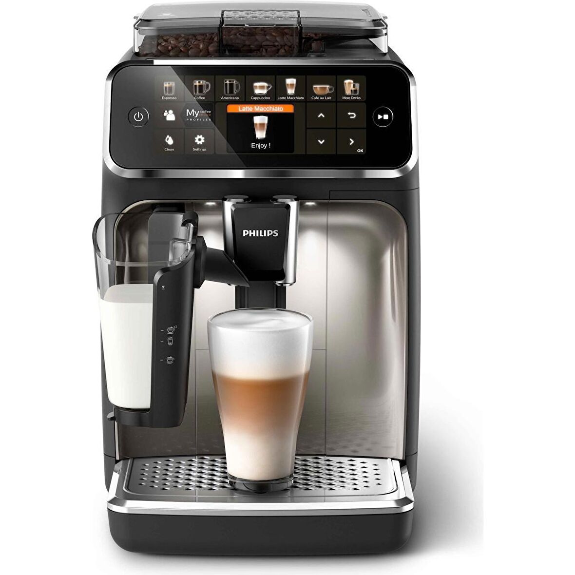 (TEŞHİR ÜRÜN)Philips EP5447/90 Tam Otomatik Kahve ve Espresso Makinesi