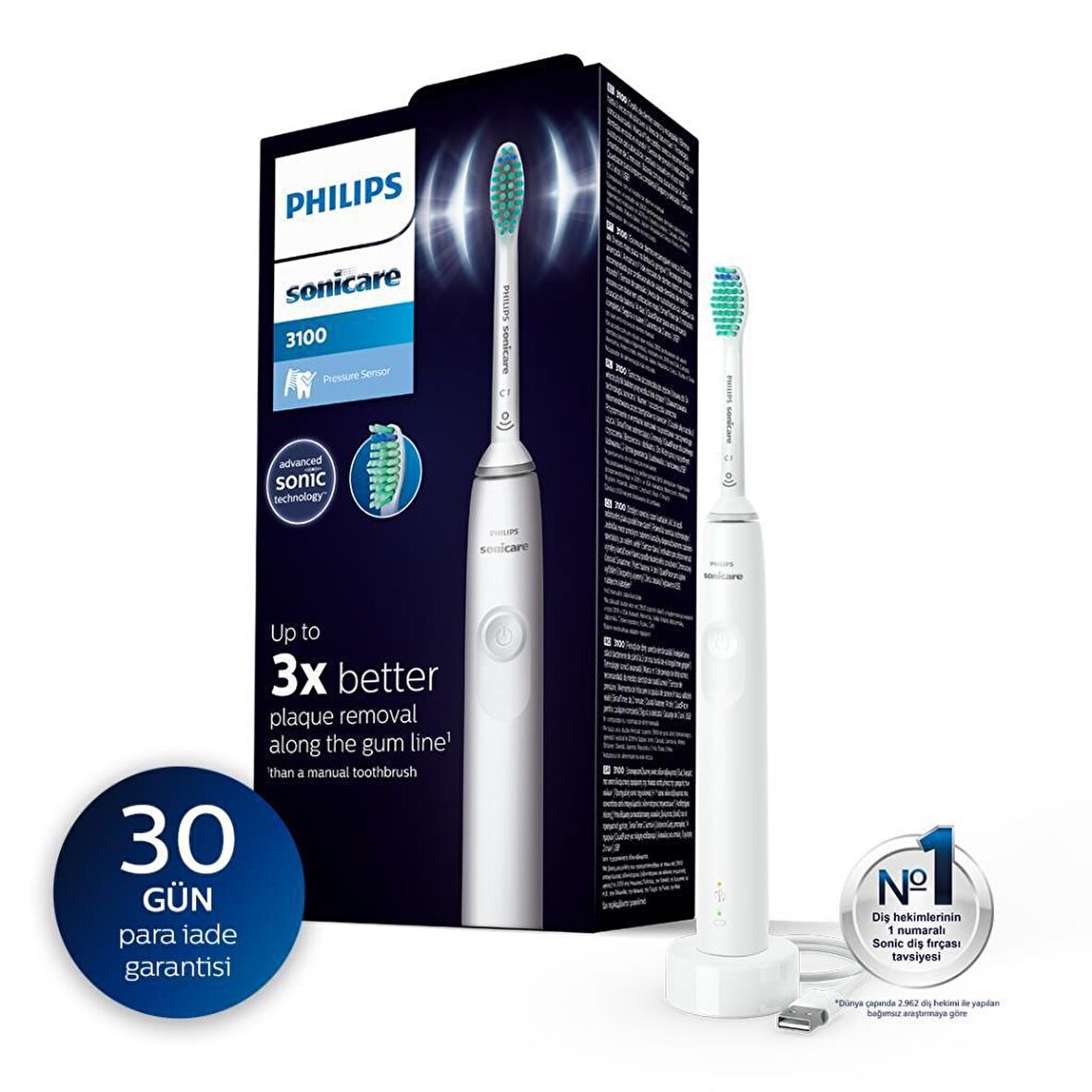 Philips Sonicare 3100 Şarjlı Diş Fırçası