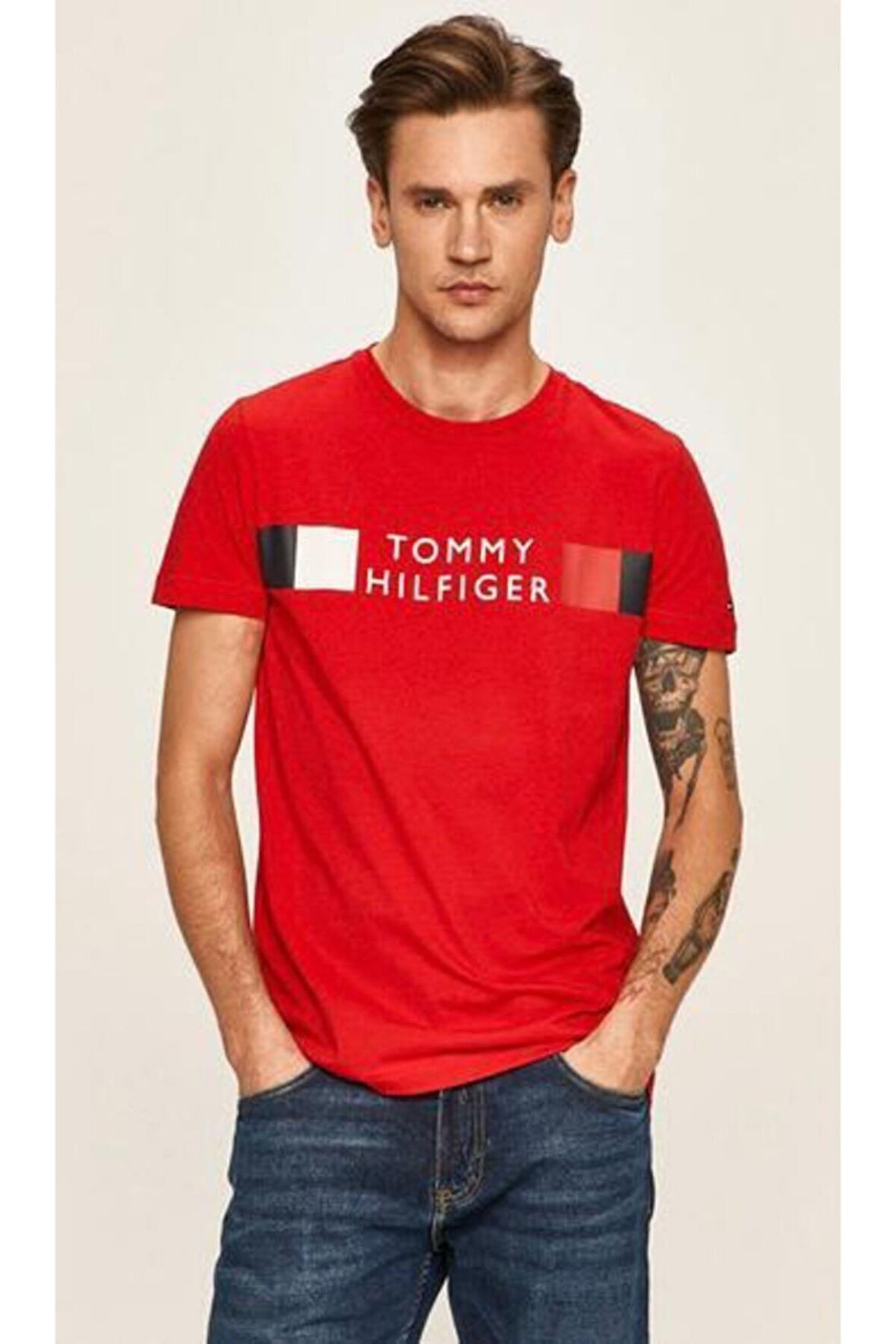 Camiseta Stripes Masculina Erkek T-shirt