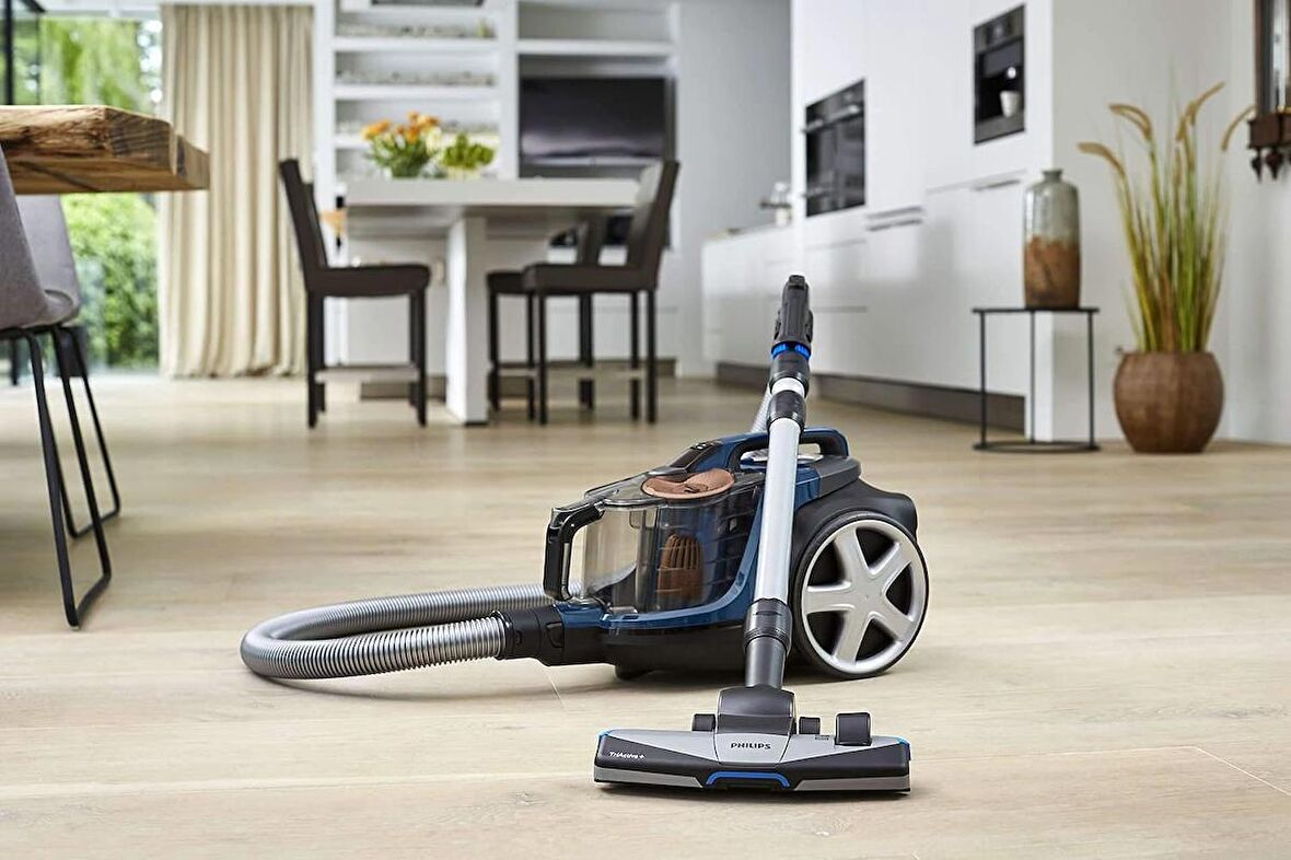 Philips FC9750/07 PowerPro Max Torbasız Elektrikli Süpürge, 750 W, Koyu Mavi (OUTLET - TEYHİR)