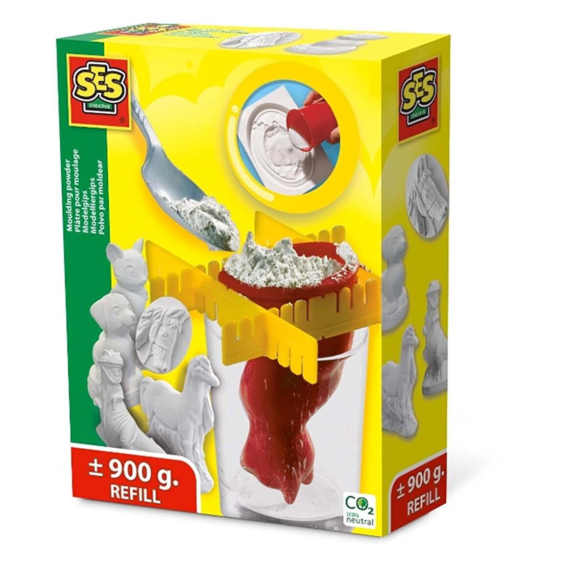 SES Creative Kalıba Dök ve Boya - Yedek Alçı 900gr