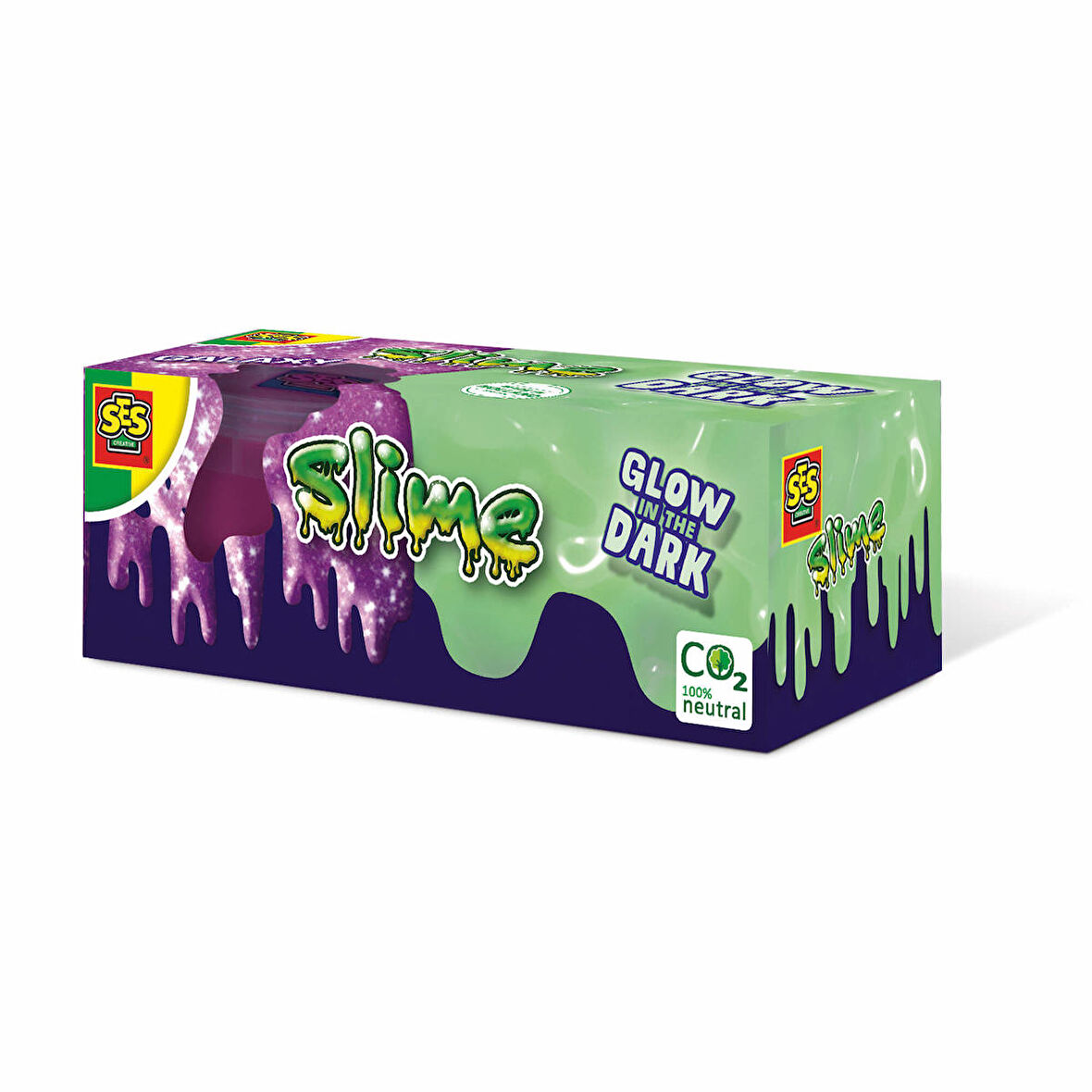 SES Creative Slime Karanlıkta Parlayan 2x120gr