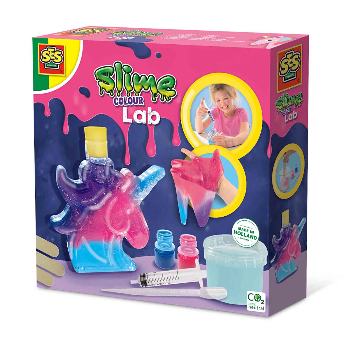 SES Creative Slime Lab - Renkler - Unicorn