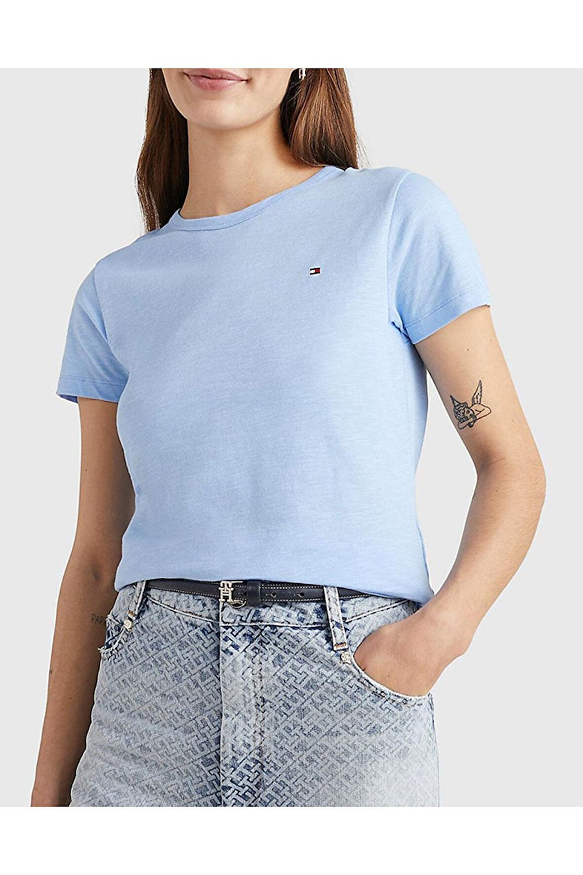 Th Koleksiyonu Slim Fit Dar Kesim T-shirt