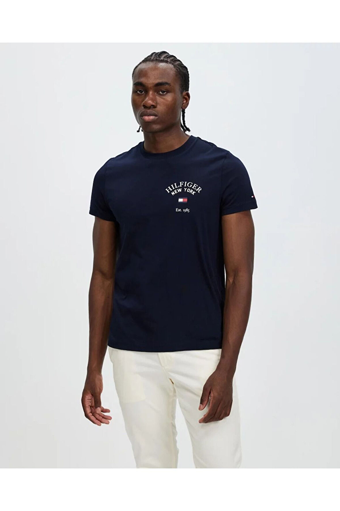 Varsity Kemerli Logo Slim Fit Tişört