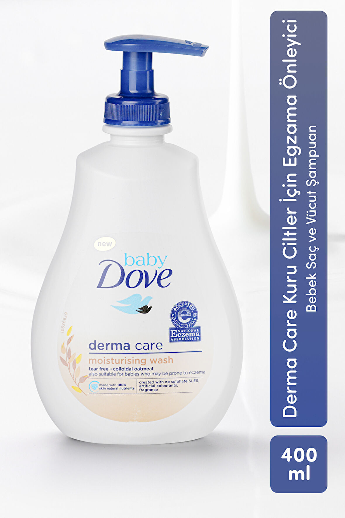 Derma Care Hassas ve Kuru Ciltler İçin Önleyici Bebek Saç ve Vücut Şampuanı 400 ml