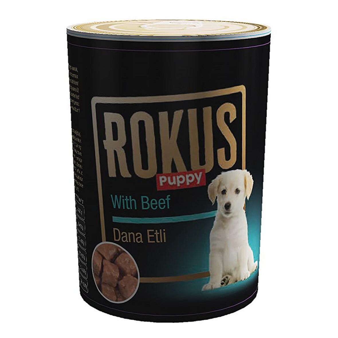 Rokus Dana Etli Küçük Irk Yavru Yaş Köpek Maması 410 gr