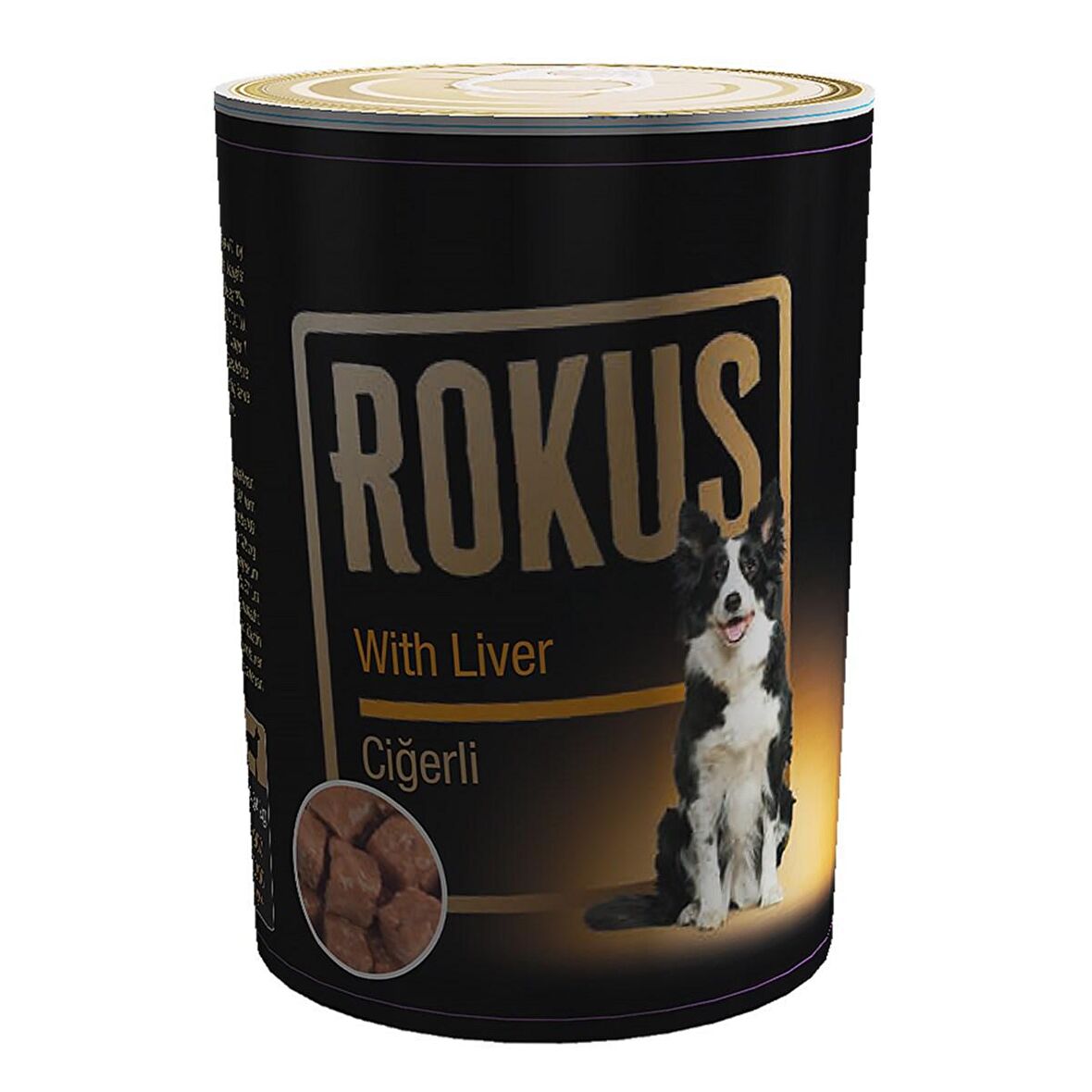 Rokus Ciğerli Büyük Irk Yavru Yaş Köpek Maması 410 gr