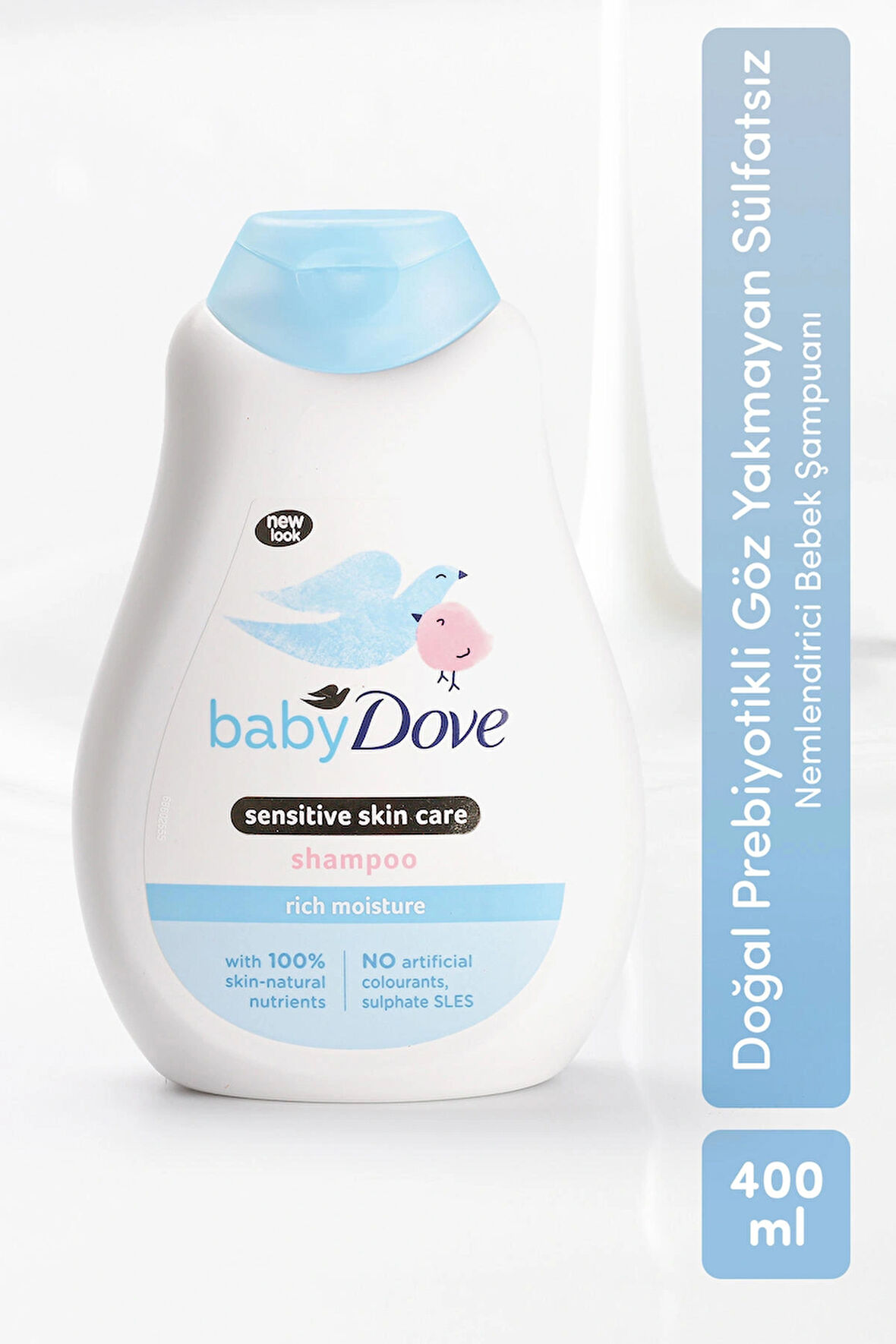 DOVE BABY ŞAMPUAN 400ml. (Yoğun Nemlendirici)