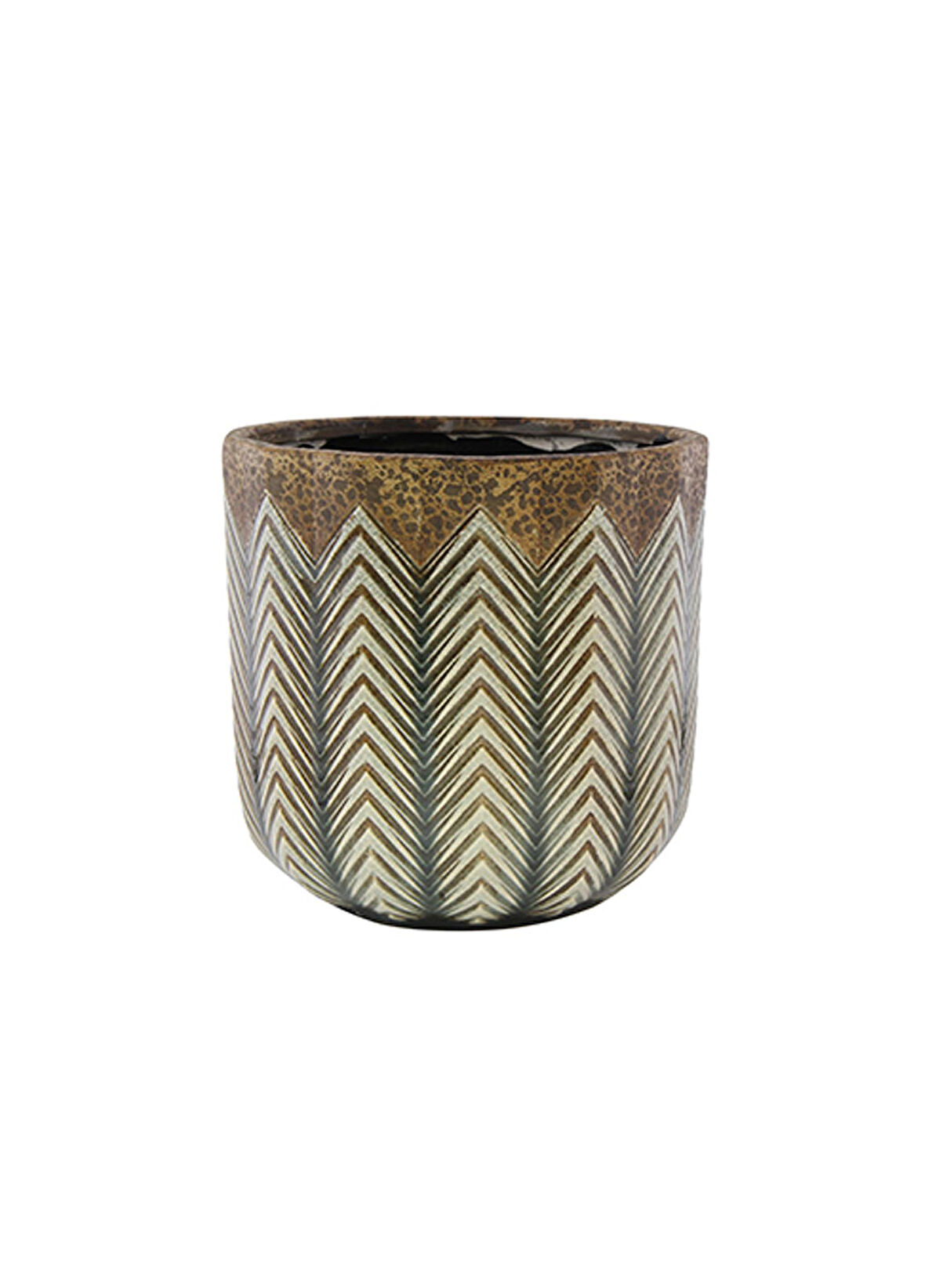 Cecil Açık Mavi Seramik Saksı 18*17cm