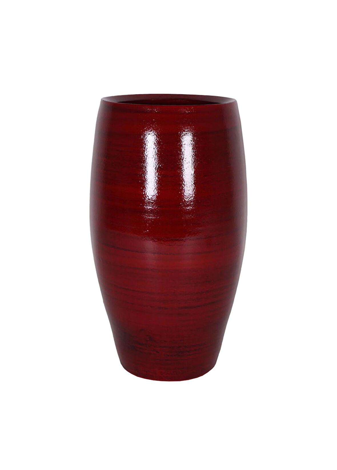 Cresta Seramik Derin Kırmızı Saksı 20*30cm