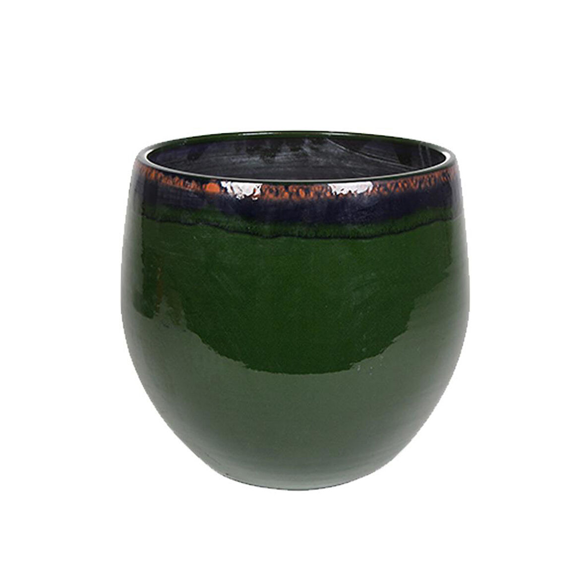 Charlotte Yeşil Seramik Saksı 30*26cm