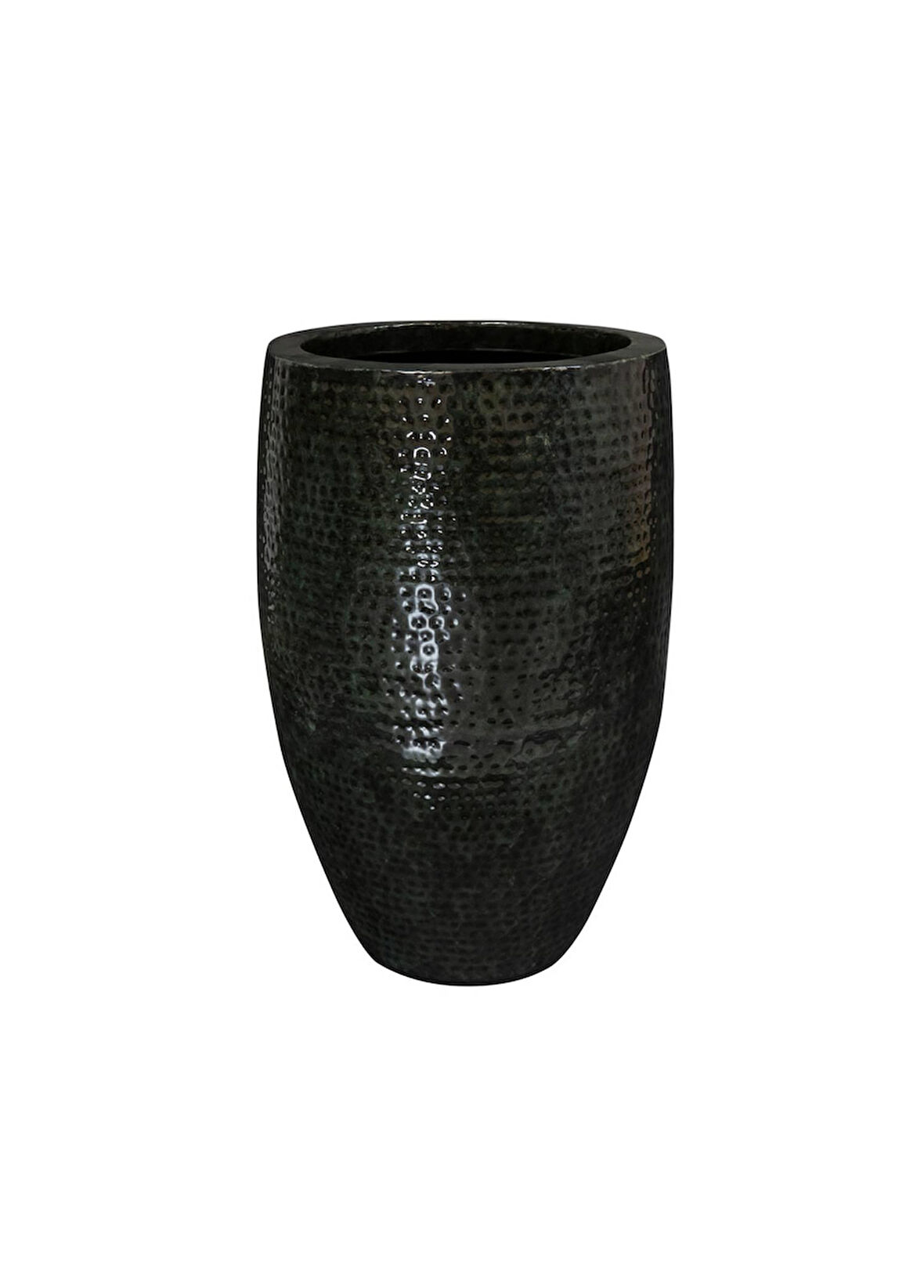 Thom Siyah Metal Yüksek Saksı 44x69cm