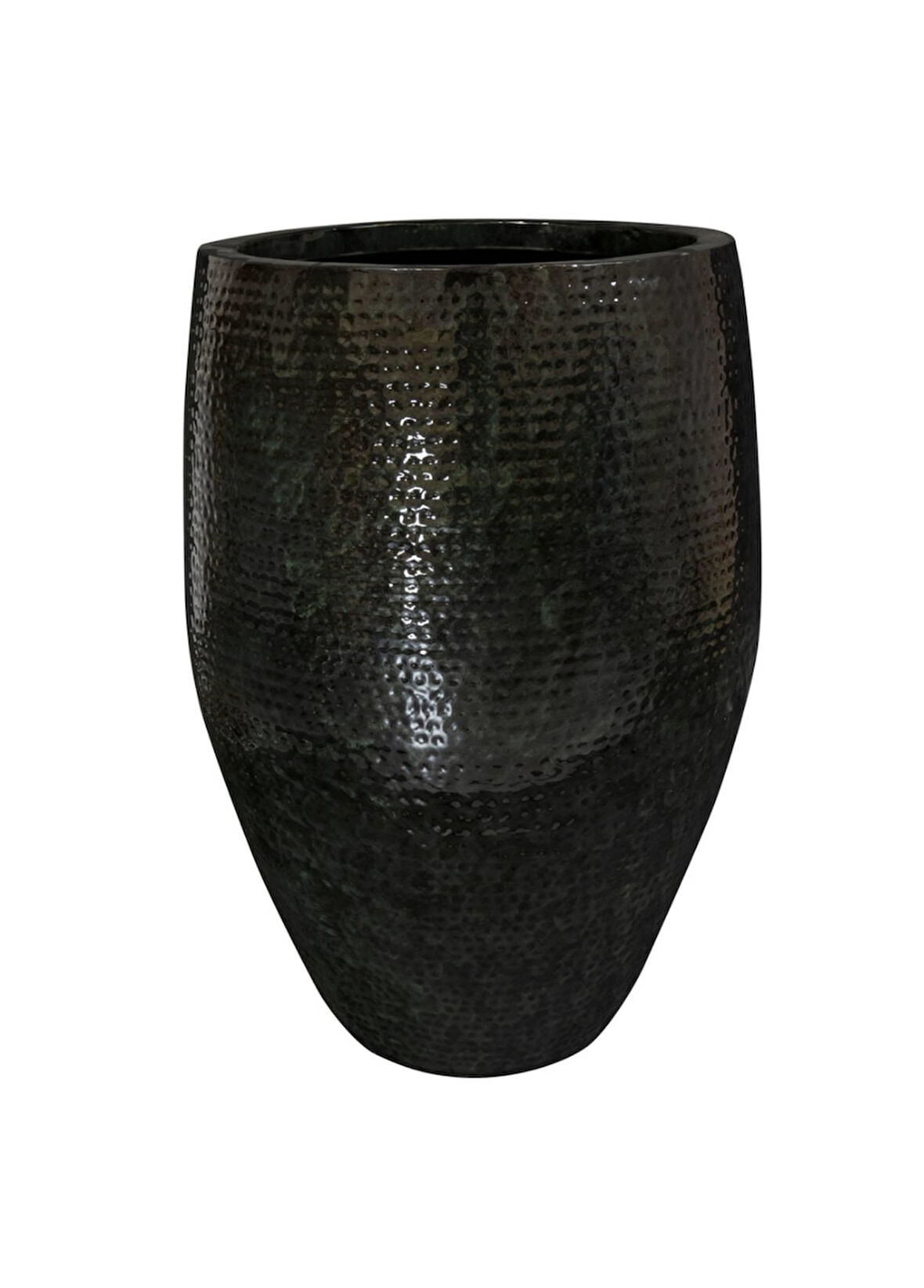 Thom Siyah Metal Yüksek Saksı 62x88cm