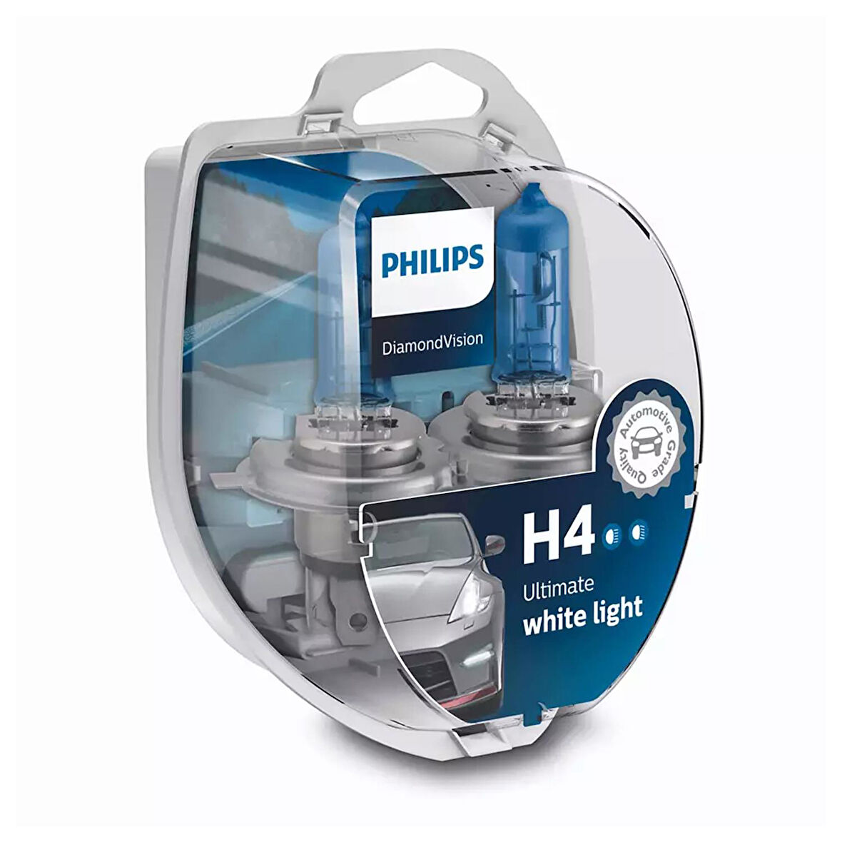 Philips Diamond Vision H4 Beyaz Ampul 12342DVS2 - 2'li Ampul