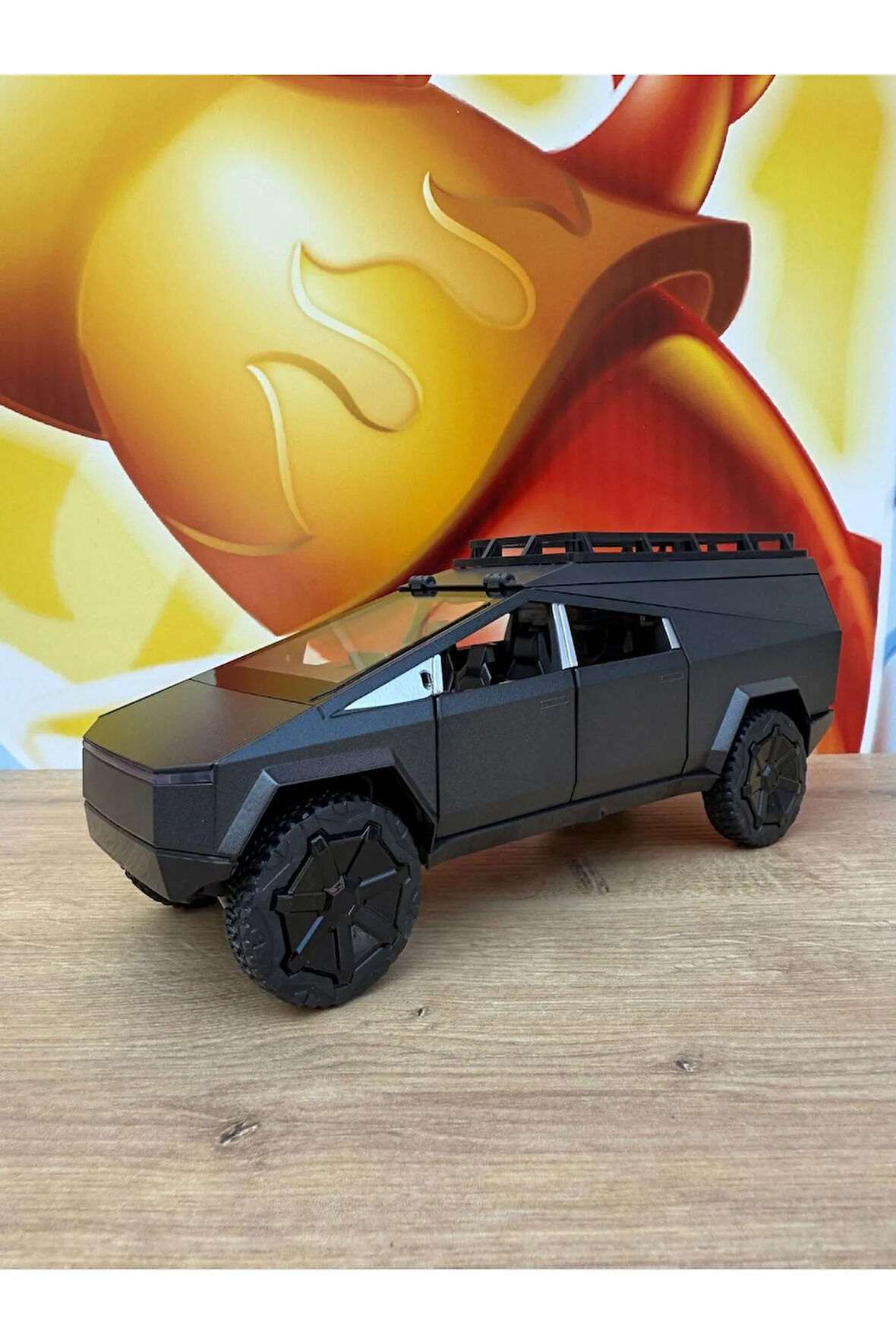 Tesla Cybertruck 1:24 Diecast Tesla Cybertruck Model Araba Sesli Işıklı Dİecast Araba