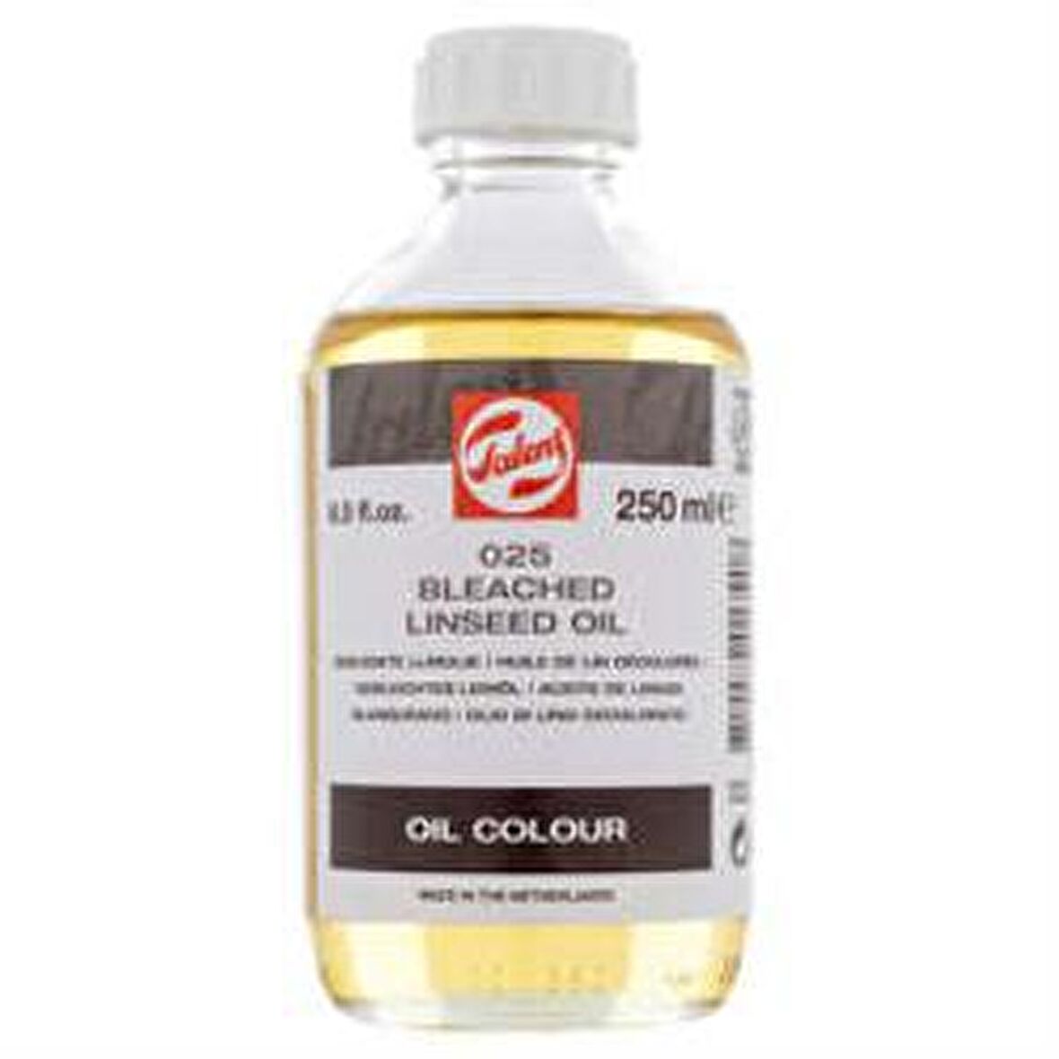 Talens Bleached Linseed Oil 250ml 025