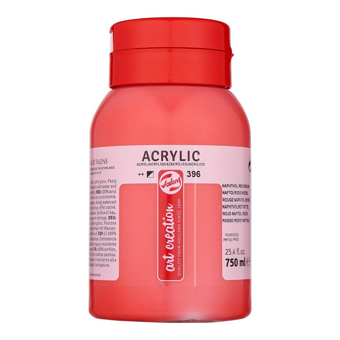 Talens Art Creation Akrilik Boya 750ml Naphthol Red Medium 396