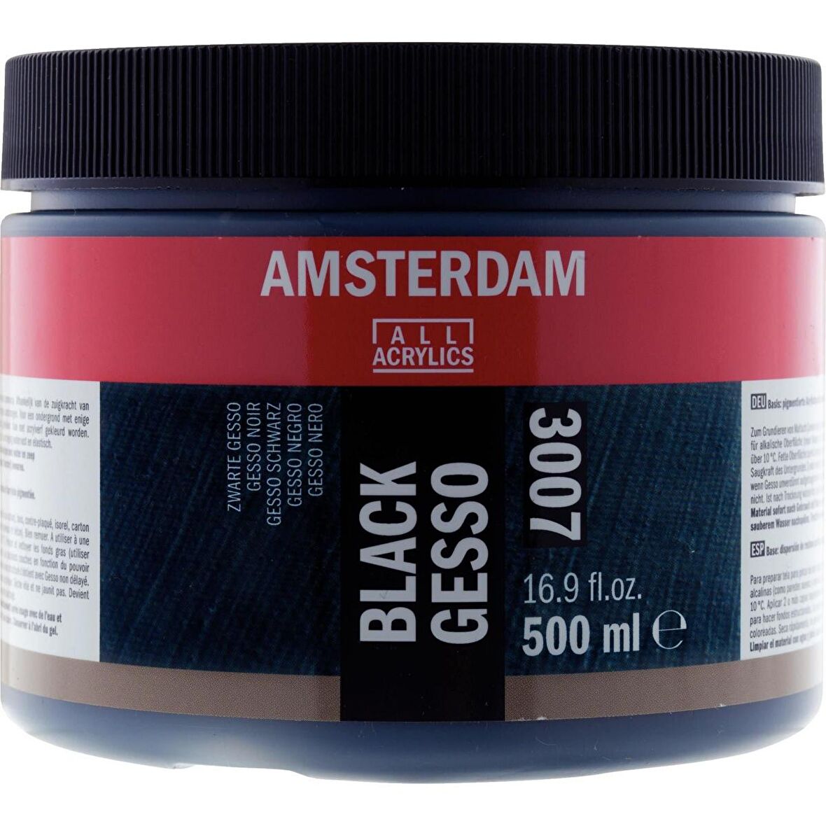 Talens Amsterdam Gesso Black 3007 500ml