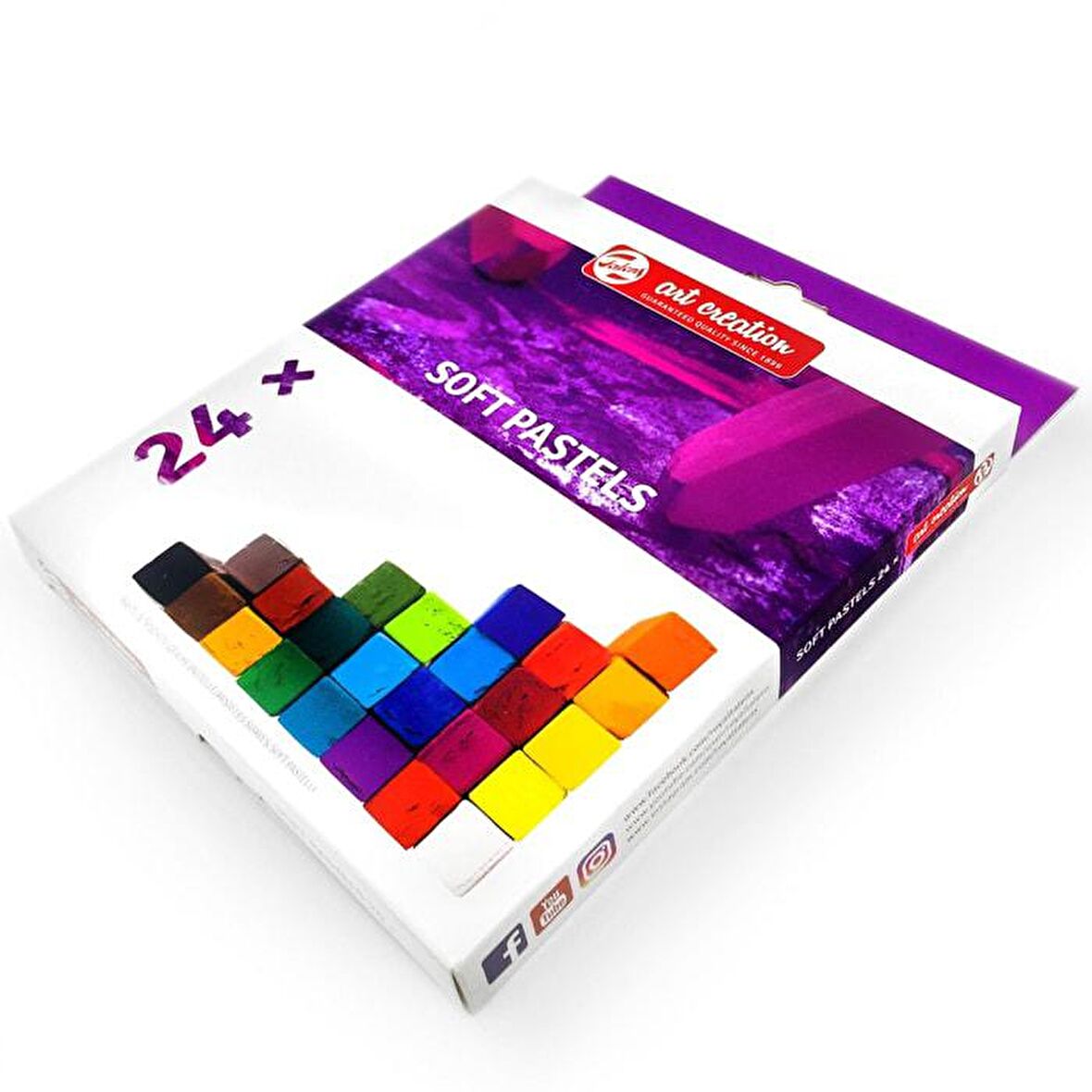 Art Creation Soft Pastel 24 Renk Set