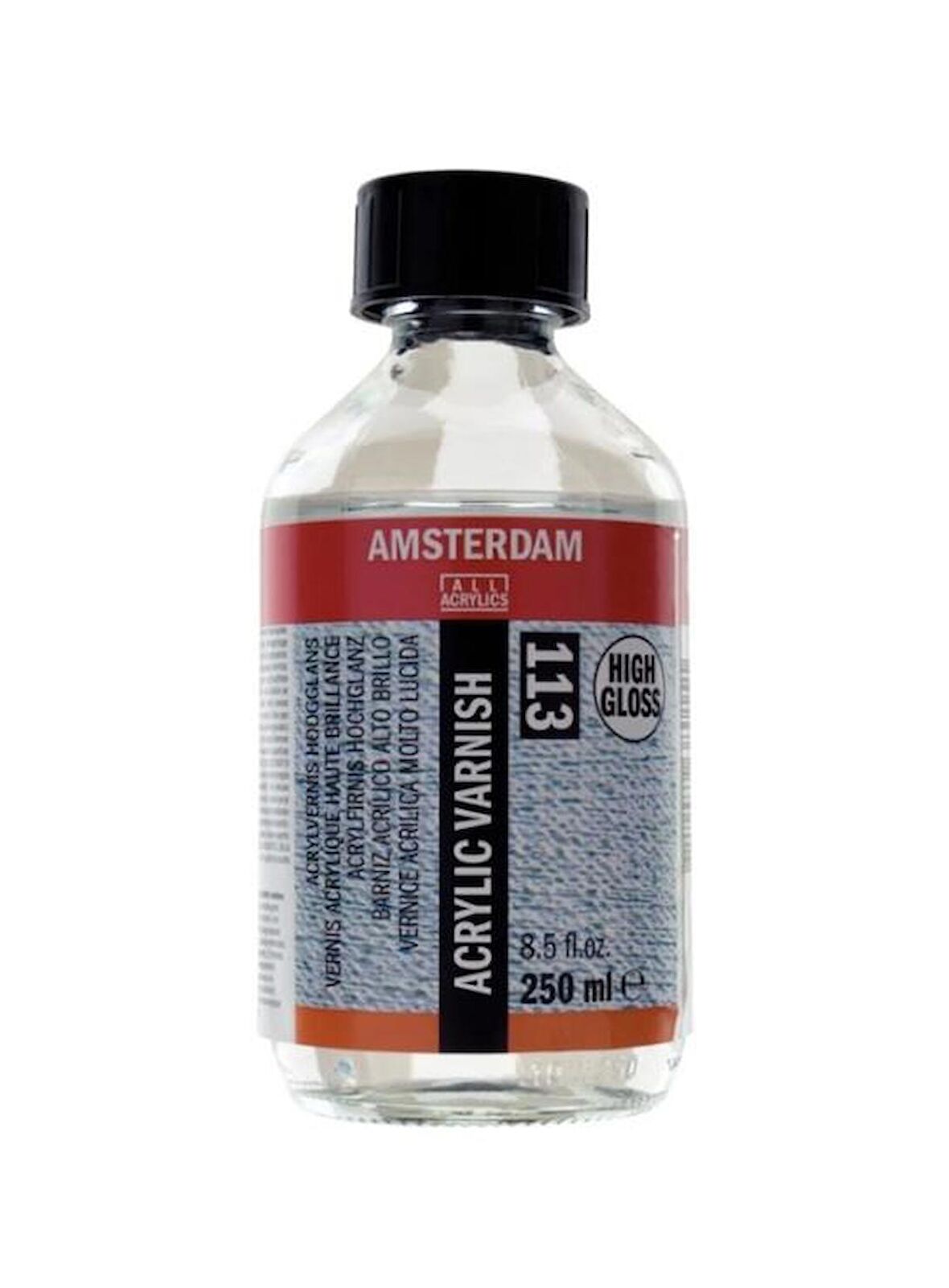 AMSTERDAM ACRYLIC VARNISH HIGH GLOSS 250ML