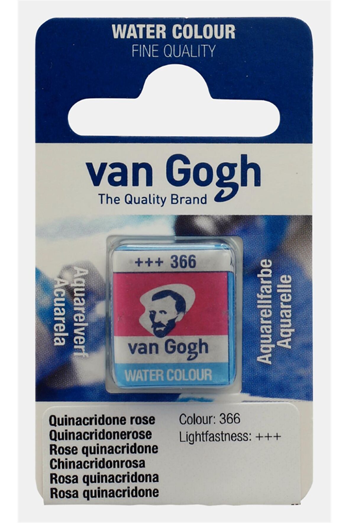 Van Gogh Tablet Sulu Boya Yedek Quinaciridone Rose 366