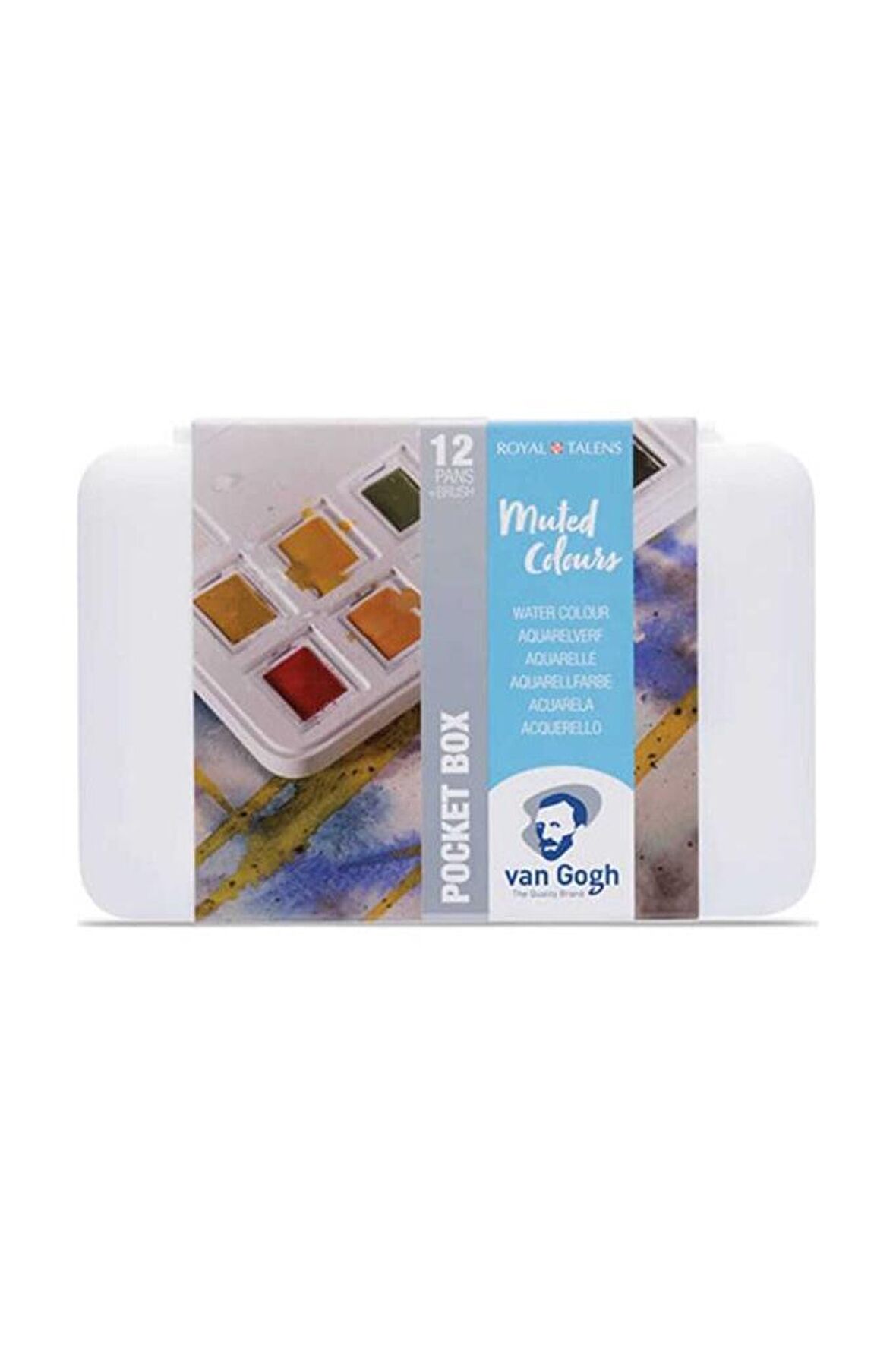 Talens Van Gogh Muted Suluboya Seti 12 Renk - Fırça Hediyeli