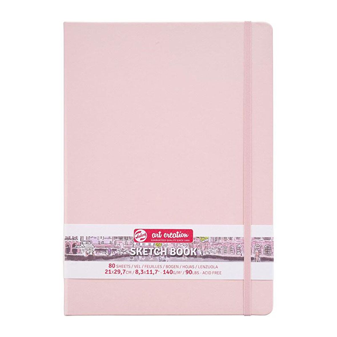 Talens Art Creation Sketch Book 21x29,7cm 140g 80 Yp Pastel Pembe