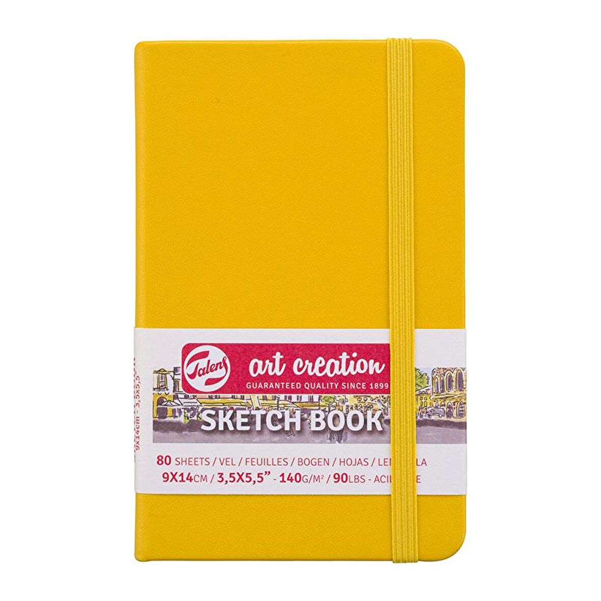 Talens Art Creation Sketch Book 9x14cm 140g 80 Yp Altın Sarısı