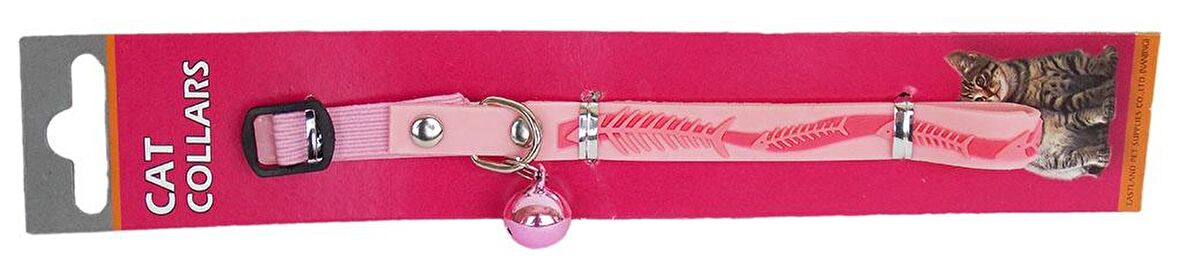 Eastland Balık Desenli Silikon Kedi Tasması 13 X 31Cm