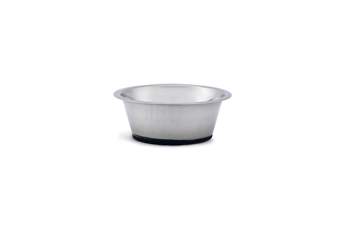 Beeztees Köpek Mama Su Kabı, Kaymaz Tabanlı, Paslanmaz Çelik, 16cm, 900ml